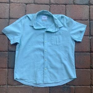 Goodfellow “Northrop” Linen Blend Button Down